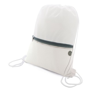 Mochila saco con salida para auriculares publicitaria